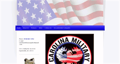 Desktop Screenshot of carolinamilitarysupplies.com