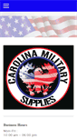 Mobile Screenshot of carolinamilitarysupplies.com